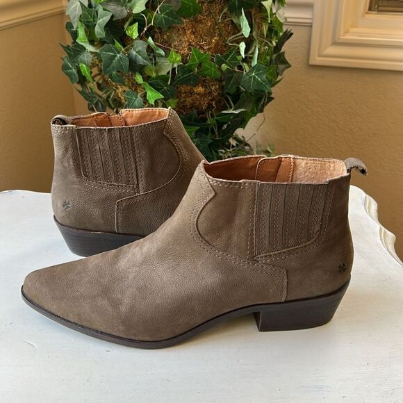 Lucky Brand Brown Brown Leather Suede Finish Boots Women’s 11 M New No Box - Picture 13 of 13